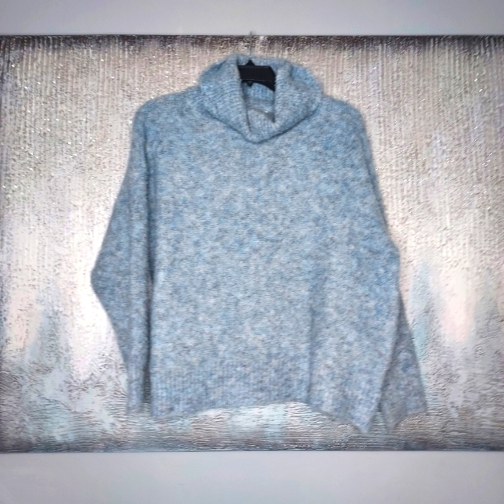 LUZABELLE Turtleneck Wool Blend Sweater Sz-TU/L